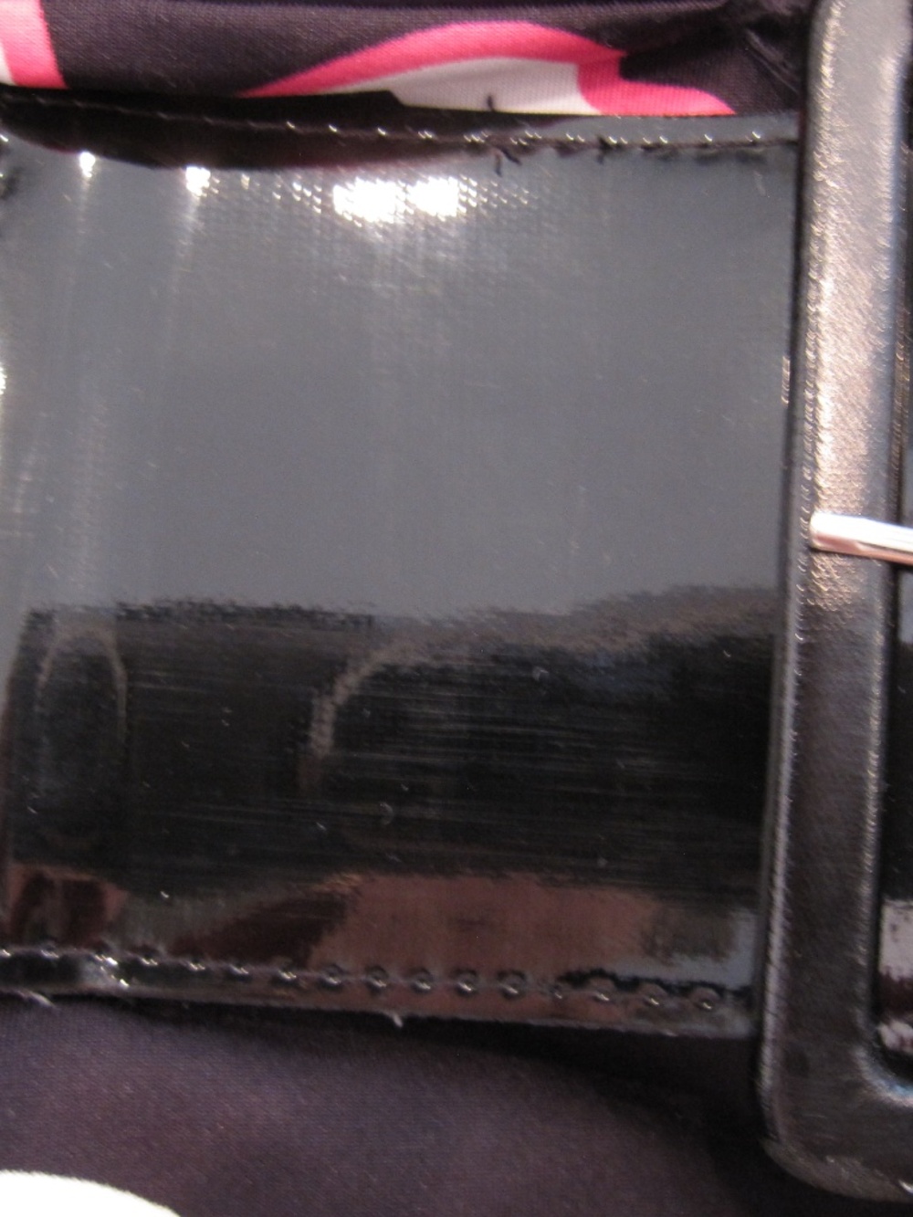 Y2k black flower print maxi dress belted size XL INC polyester spandex - Picture 4 of 5